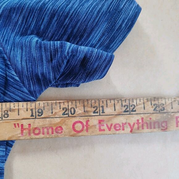 Lady Hagen V-Neck T-Shirt Womens Medium Blue Collared Golf Tennis Sport Tee - Picture 8 of 9